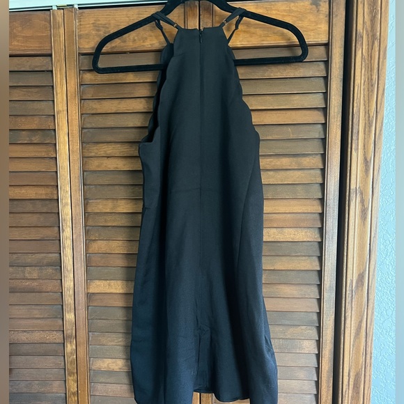 Lulu’s Black Halter Mini Dress - Picture 3 of 5